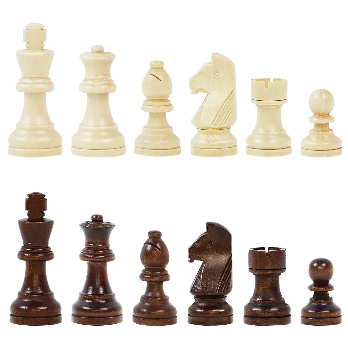 WG-CS15WM-Sapele-Black Chess Set